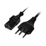 Cabo de Forca p/Fonte de Alimentacao 1.50M Preto